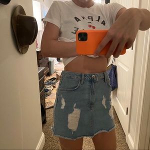 Forever 21 denim skirt